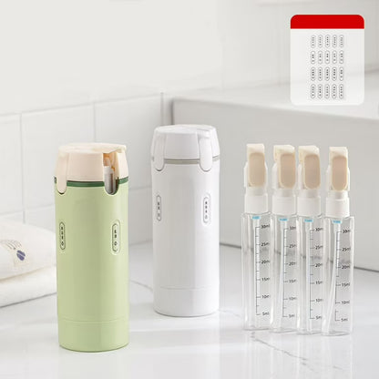 TrekCarry ™ 4-in-1 Travel Dispenser Bottle