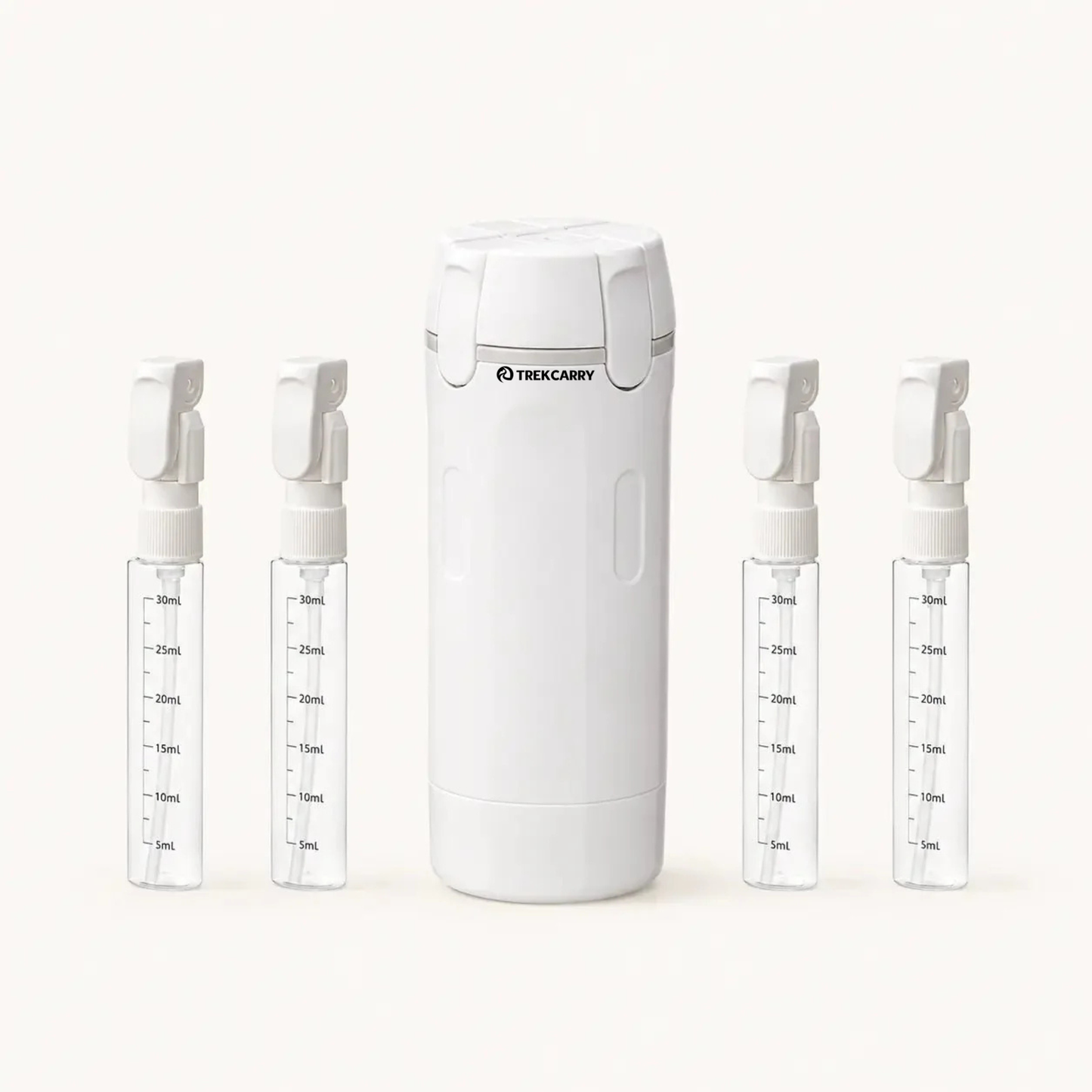 TrekCarry ™ 4-in-1 Travel Dispenser Bottle